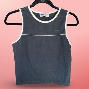 Fila Black and White Tank Top
